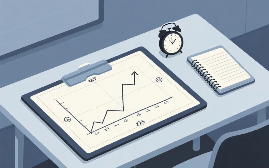 战术板与走势曲线的抽象插画，用于说明赔率与比赛节奏的关系